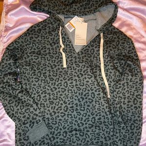 Alternative cheetah print hoodie